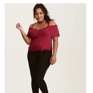 Torrid cold shoulder top